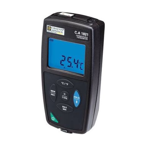Chauvin Arnoux C.A 1821 Termometro -200 fino a 1372 °C Sensore tipo J, K, T, N, E, R, S Funzione datalogger (1/5)