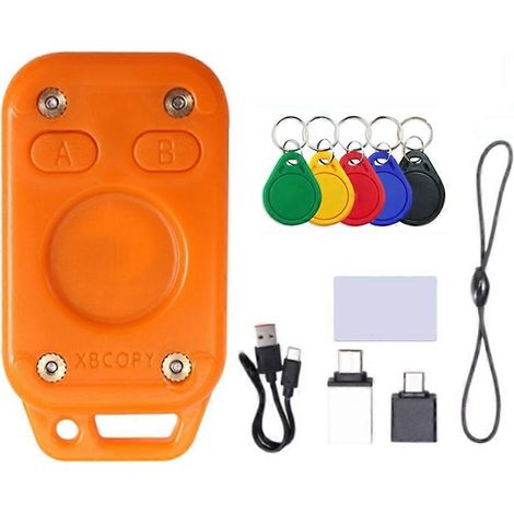 Starten Sie den Chameleon V2.0 RFID-Emulator, den 125 kHz 13,56 MHz Leser, die 5 CUID-Schlüsselanhänger + 1 UID-Rohlingkarte und den Chameleon Ultra Duplikator neu. (1/5)