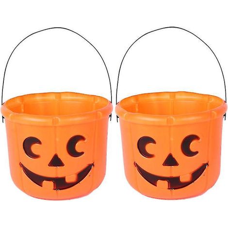 2 Stück Kunststofflaternen für Halloween-Dekorationen