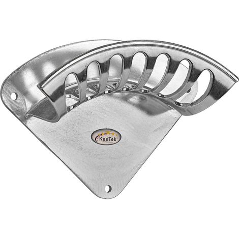 KesTek Wandschlauchhalter Schlauchhalter Kabelhalter Schlauchaufhaengung Alu Groesse M (1/4)