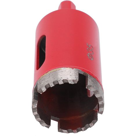 Foret à denture ondulée en acier rapide diamant rouge pour marbre et béton 35 (1/5)