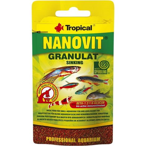Granulés nanovit tropicaux 10 g