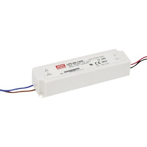 MEAN WELL LPC-60-1750 LED-Treiber Konstantstrom 59.5 W 1.75 A 9 - 34 V/DC nicht dimmbar, Überlastsc