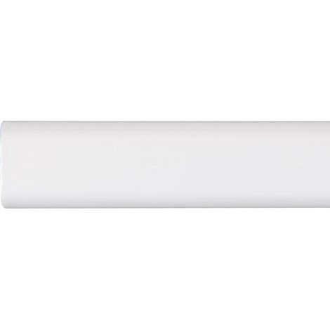 Ovaler Metall-Schrankschiene Weiß 150cm Stor Planet