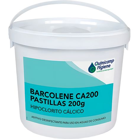 Barcolene CA 200 Pastillas 200 g 5 kg – Hipoclorito cálcico agua potable