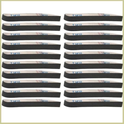 Bande abrasive - - 20 pièces - 520 x 20 mm - Meulage et polissage - Résistant à l'usure (1/4)