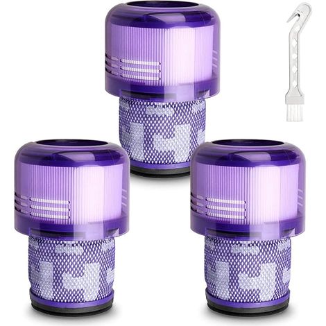 Lot de 3 filtres de rechange compatibles avec Dyson V11 Torque Drive V11 Animal V11 Extra V11 Complete V15 Detect V15s Detect Submarin, comparé à la pièce 970013-02. (1/5)