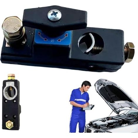 Batterieschutzschalter, tragbarer S-Typ 12V–24V Batterieschutzschalter, Hochleistungs-Batterieschutzschalter, Kfz-Batterietrennschalter, geeignet für Automobile und Schiffe (1/5)