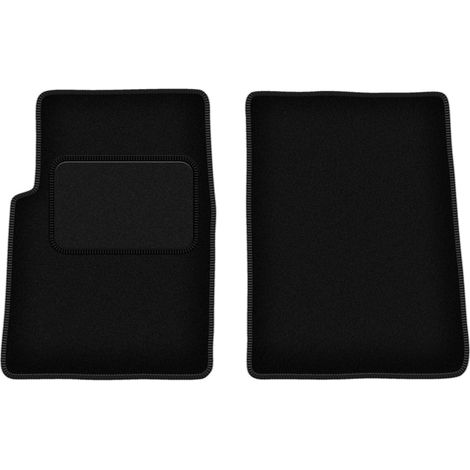 Alfombrillas delanteras para Hyundai Galloper todoterreno (1991-2003) color negro (1/5)