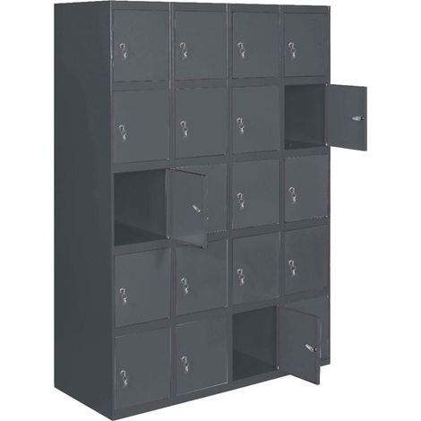 Taquilla 1800x1200x500 SIMONLOCKER PROFESIONAL 5 PUERTA 4/20 300(1200)AN/AN marca SIMONRACK