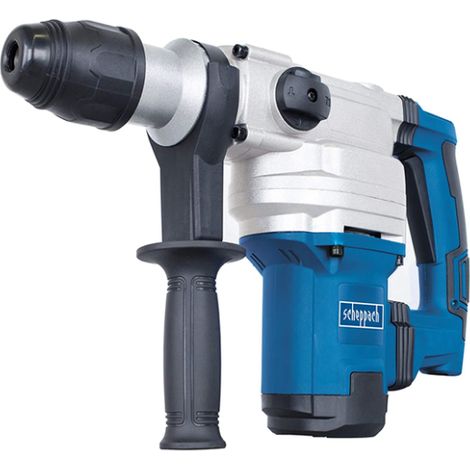 Scheppach – Marteau perforateur 1050W – Force d'impact 9 Joules – Vitesse variable 0-3780 coups/min – Pour béton armé et démolition