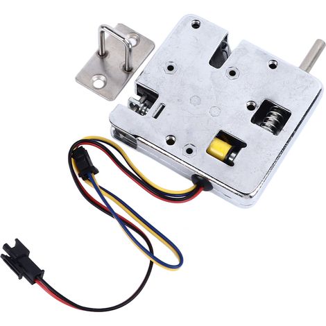 Serrure électromagnétique haute résistance, antichoc, renforcée, à éjection automatique, pour armoires et casiers de rangement, 12 V (1/5)