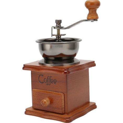 Moulin à café manuel style vintage pour la maison, les cafés et les salons de thé. (1/5)