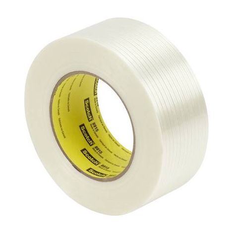 SCOTCH 8915T24 8915 RUBAN ADHÉSIF POUR FILAMENT TRANSPARENT 24 MM X 55 M ÉPAISSEUR 0,15 MM (1/2)