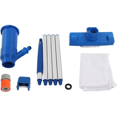 Jet Vacuum Cleaner Set Quick Connector Aluminum Rod Filter Bag Buckle Swimming Pool Cleaning Tool US Standard Connector (1/5)