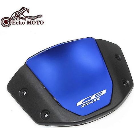 Pare-brise avant pour moto Honda CB125R, CB150R, CB300R, CB250R, CB 125R, 150R, 250R, 300R - Visière solaire bleue - CB250R (1/5)