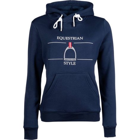 Felpa equitazione donna con cappuccio modello Equine Sports: S, rosso 3000 (1/5)