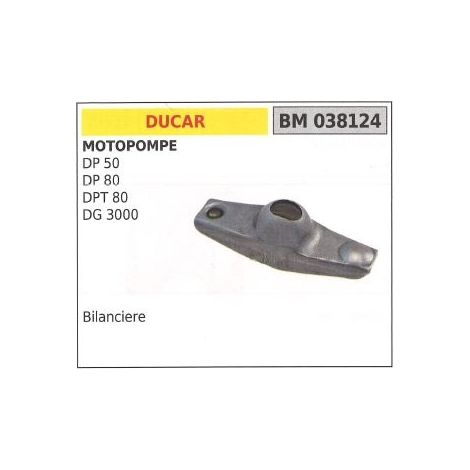 DUCAR 4-Takt Kipphebel für Motor-Pumpe DP 50 80 DPT 80 DG 3000 038124
