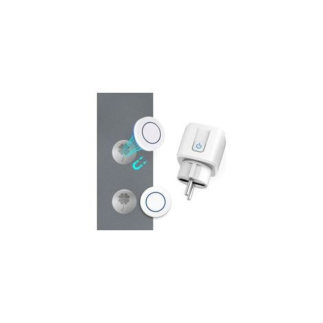 Prise Telecommande Sans Fil, émetteur Radio Sans Fil 433 MHz Prise Interrupteur 100 Mètres Plage De Contrôle 3500 Watt Commutateur Sans Fil Mobile Prise Connectée(2 Interrupteurs 1 Prise)