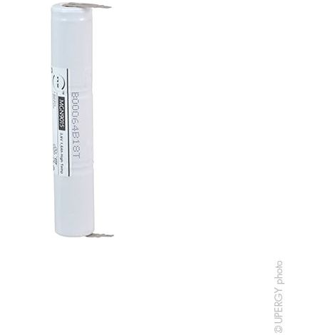 NX - Batterie eclairage secours 3xSC ST4 Faston 4.8mm+ 2.8mm 3.6V 1.6Ah (1/3)