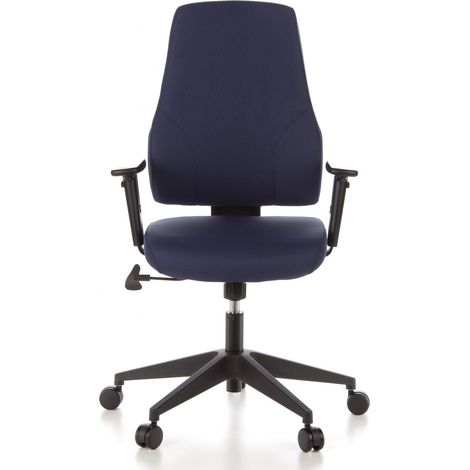 [GEBRAUCHT] Hjh Office Bürostuhl Drehstuhl Pro Tec 100 Schreibtischstuhl Stoff Dunkelblau  B-Ware