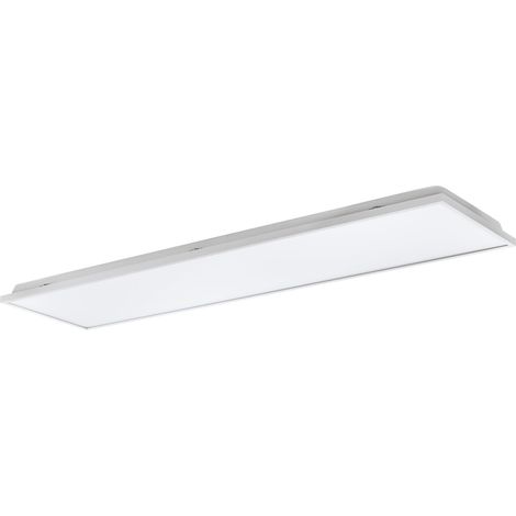 Luminaire plafonnier, panneau LED en métal avec surface (1/4)