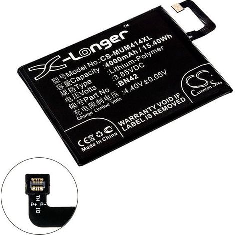 NX - Batterie téléphone, smartphone, GSM pour Redmi 3.85V 4000mAh - BN42 (1/2)