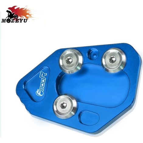 (Bleu) Béquille latérale de moto F 800R F800 R, extension de béquille compatible avec BMW F800R 2009-2015 maxpower (1/4)
