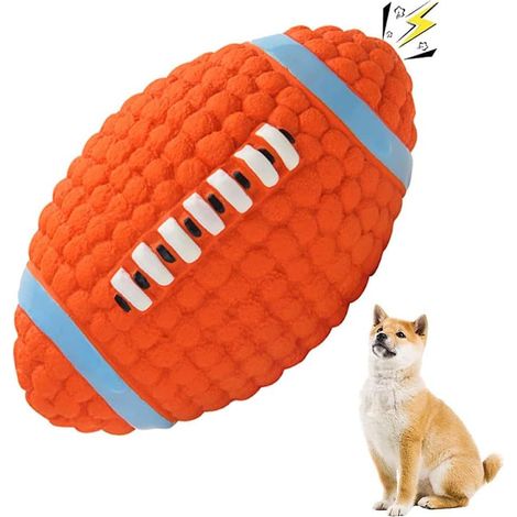Balle jouet pour chien ballon de rugby ballon de rugby pour chien balle de chien en caoutchouc jouet jouet pour chien balle balle d'entraînement pour chien