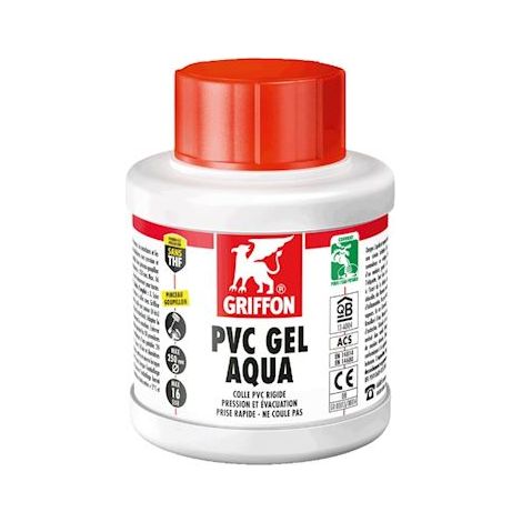 PVC Gel Aqua Speciale Adesivo per acqua potabile GRIFFON vaso 250 ml - 6140214 (1/2)