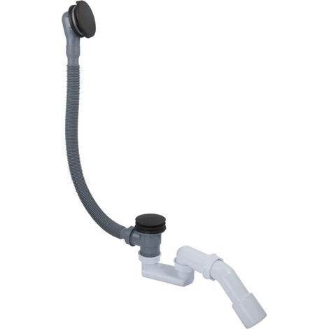 FugaFlow Eccelente Sobrado Remplissage/vidage baignoire avec bonde clic clac Noir mat (1/4)