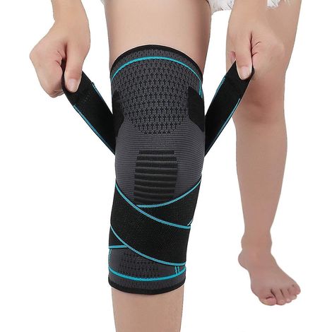 Kniebandage, Kniebandage bei Arthritis und Meniskusrissen, verstellbare Kniebandage, Sport-Kniebandage für Männer und Frauen (1/5)