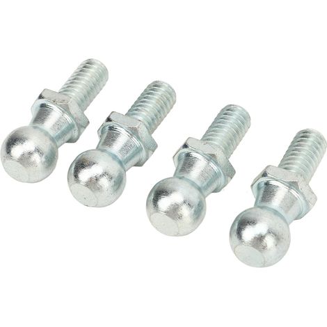 Lot de 4 Goujons à Bille de 13 Mm avec Matériel, Filetage 5/16" 18, Longue Durée de Vie pour Vérin à Gaz, Construction Solide, Taille de Filetage Standard (1/5)