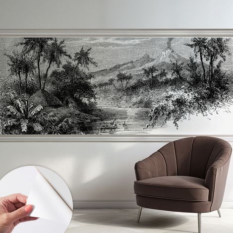 Fotomurale adesivo - Carta da parati adesiva - per la cucina camera da letto per la soggiorno - Panorama esotico 250x104 cm (1/5)