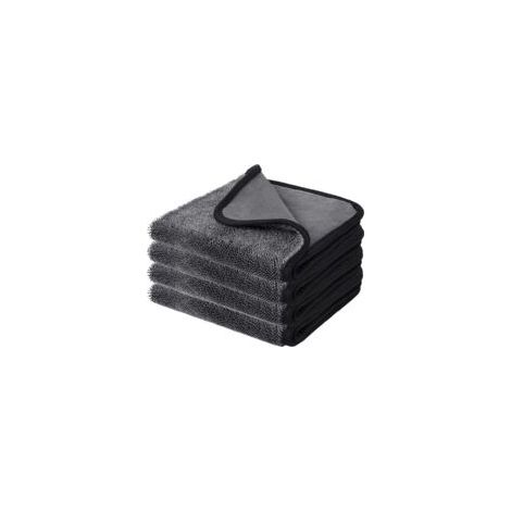 Shiny Bath d'Éponge,4 Pièces 40x60cm Fast Dry XXL Cabines de douche en Tissu Éponge pour Retirer de l'Eau dans la Douche et salle de Bain (1/5)