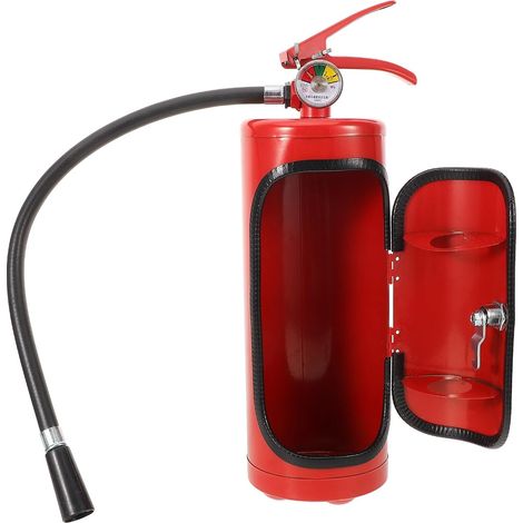 Extincteur Porte-Bouteille de Vin Créatif Boîte de Rangement pour Bouteille et Verre Design Compact pour Amateur de Vin Présent Anniversaire et Vacances Organisateur de Bar (1/5)