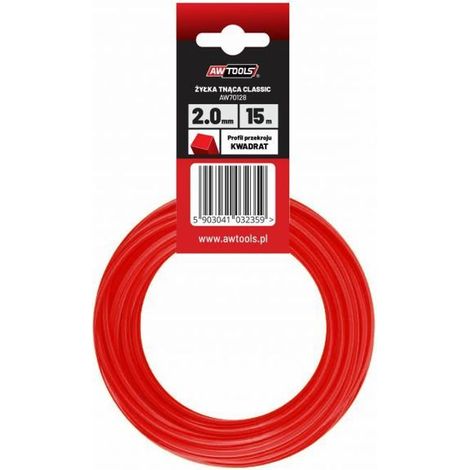 Rasentrimmer awtools classic quadratische Schnur 1,6 mm