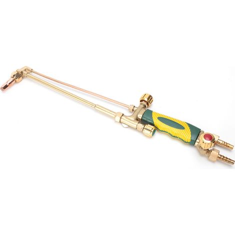 Torch De Découpage Et De Soudage - Pour Gaz Oxyacétylénique - Buse En Cuivre Pur - Structure Stable - Tube Épais - Poignée Ergonomique - 1 Pièce (1/5)
