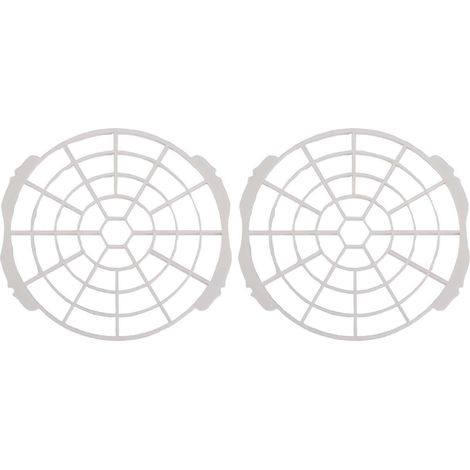 Lot de 2 moustiquaires anti-poussière pour conduit d'échappement AC portable 150 mm, conçues pour maintenir un flux d'air clair et protégé (150 mm) (1/5)