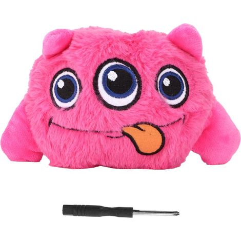 Balle rebondissante électrique pour chiens, vibrante et sonore, jouet en peluche à l'effigie d'un dessin animé, jouet interactif électrique pour animaux de compagnie. (1/5)