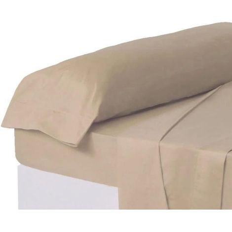 Taie d'oreiller - JUANIO - 110x45 cm - Beige - Polyester-Coton 52/48 (114 g/m²) - Anti-acarien
