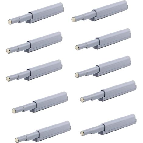 Türdämpfer für Schranktüren, Druckriegel, 10er-Packung, druckaktivierte Türdämpfer für Schranktüren