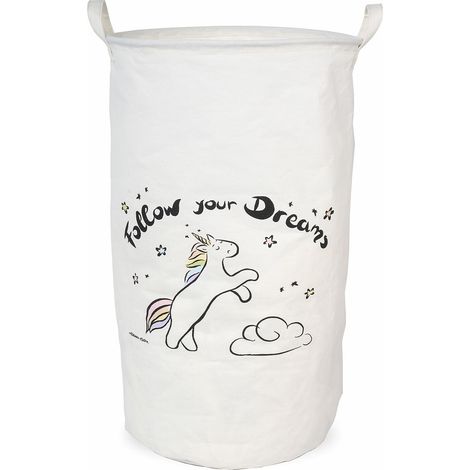Cesto porta biancheria bucato salvaspazio 60 lt mod. Unicorn
