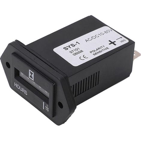 Compteur d'impulsions électromagnétiques 0–99999, 6 chiffres, industriel, pour machines, AC/DC 10–80 V (1/4)