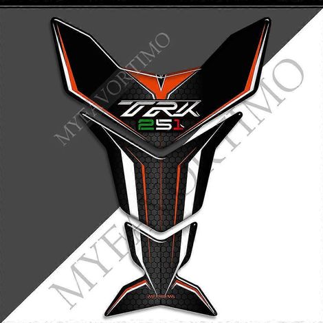 Kit de protection pour réservoir, sacoches, bidons, huile, carburant et protection pour genoux et casque de moto Benelli TRK251 Adventure (autocollants inclus) - TRK2512 (1/5)