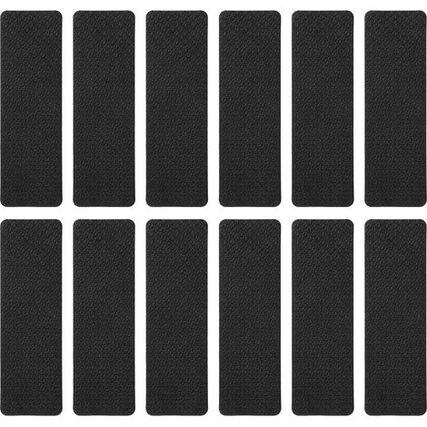 12 PièCes Patins AntidéRapants Pour Meubles, Patin Caoutchouc AntidéRapant Chaise, Patin Chaise Silicone Rectangulaire, Protecteurs De Sol Pour Canapé Fauteuil Chaises (1/5)