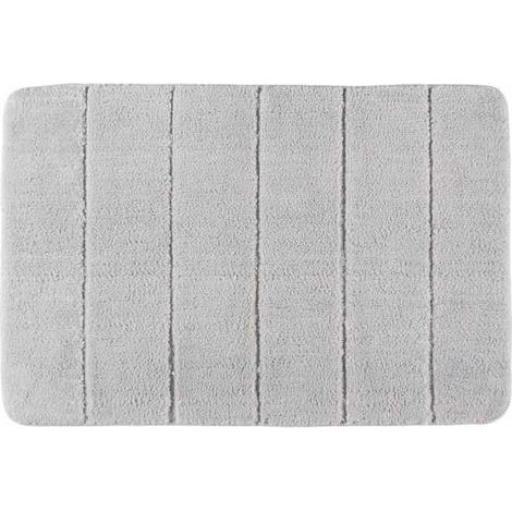 Tappeto da bagno Steps 60x90 cm Grigio chiaro