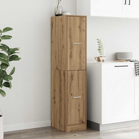 Armoire d'apothicaire-Meuble de rangement Chêne artisanal 30x41x144,5 cm Bois d'ingénierie 270934 (1/5)