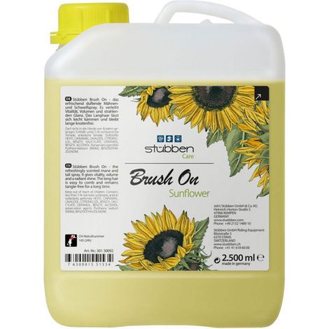 Sgrovigliante Stubben al girasole per coda e criniera pettinabili e lucenti 2,5 lt