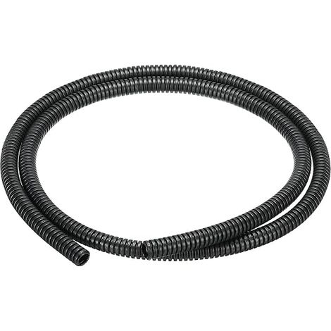 10mmx8mmx1m Plastic Non-Split Corrugated Tube Indoor Outdoor Cord Management for Packaging Storage Office Garden (1/5)